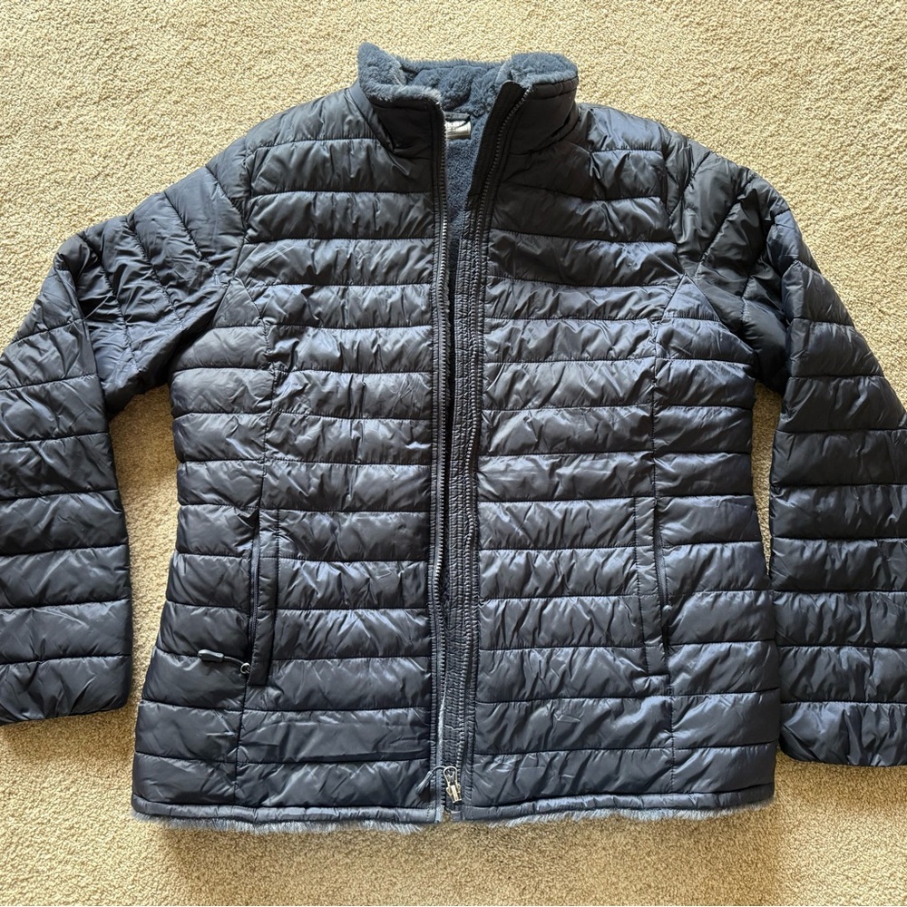 Women's dark Navy Quilted Jacket